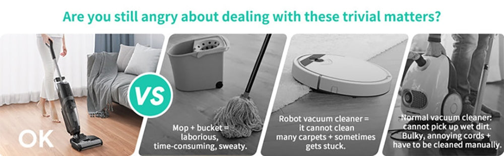 Tesvor R5 Pro Cordless Wet Dry Vacuum Cleaner, 13000Pa Suction, Self-Cleaning, 900ml Water Tank, Smart Dirt Sensor, 45min Max Runtime, 3800mAh Battery, Voice Control, LED Display