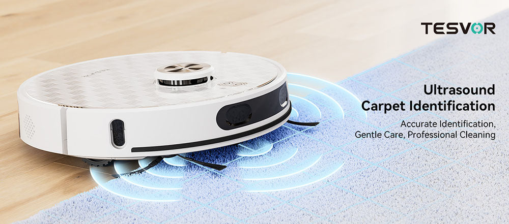 Tesvor S8 Pro 2 in 1 Robot Vacuum Cleaner with Wiping Function, 6000Pa Suction, LiDAR Navigation, 240min Running Time, APP/Alexa Control