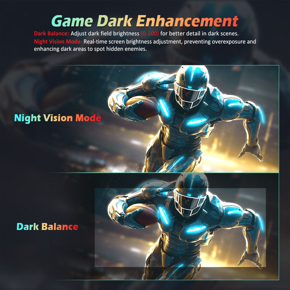 TITAN ARMY P2510G Gaming Monitor, 24.5'' 1920*1080 FAST IPS Screen, 180Hz Refresh Rate, HDR10, 99% sRGB, 1ms GTG, Adaptive Sync, Dynamic OD, Game Assist, 8 Scene Modes, Hardware Low Blue Light, Adjustable Tilt, VESA Mount, 1*HDMI2.0 1*DP1.4 1* Audio