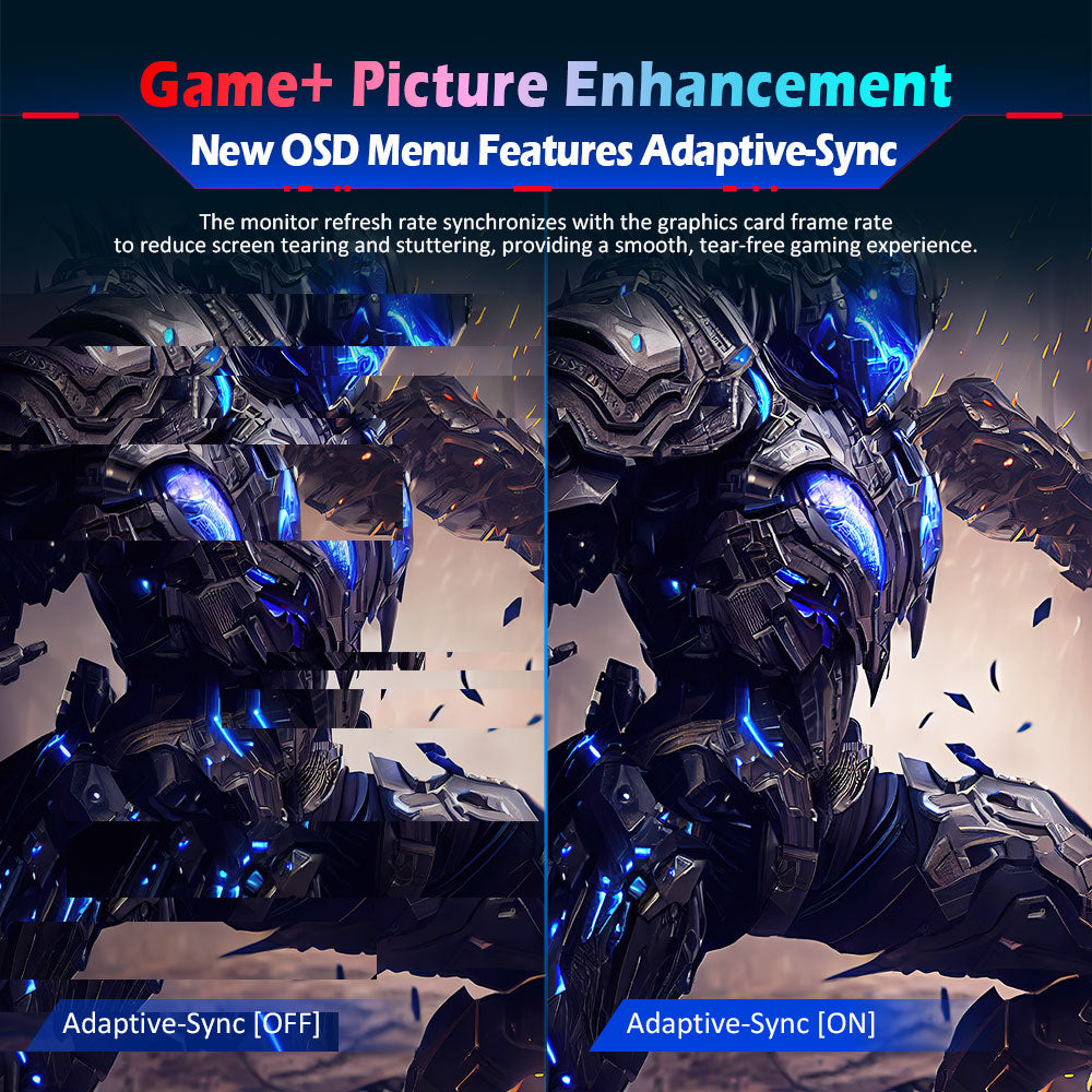 TITAN ARMY P2510HS Gaming Monitor, 24.5-inch 1920*1080 CSOT Fast IPS Screen, 300Hz Refresh Rate, HDR400, 121% sRGB, 1ms GTG Response Time, Adaptive-Sync, Hardware Low Blue Light, Gaming Assist, PIP/PBP Display, VESA Mounting