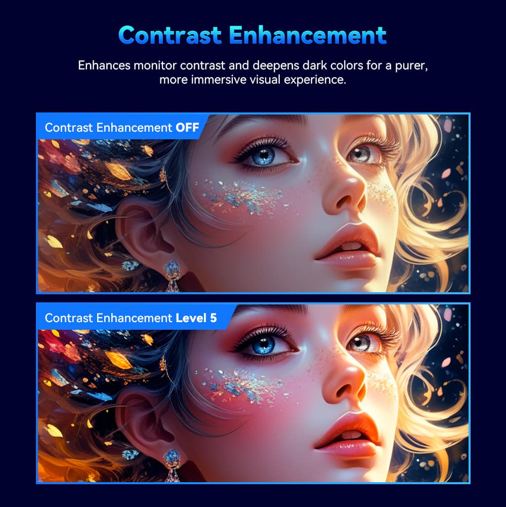 TITAN ARMY P27GR Gaming Monitor, 27-inch 2560*1440 Fast IPS Screen, 180Hz Refresh Rate, 1ms GTG, 99% sRGB, HDR10, Adaptive-Sync, Gaming Mode, Dynamic OD, PBP & PIP Display, Low Blue Light, Adjustable Tilt, VESA Wall Mounting