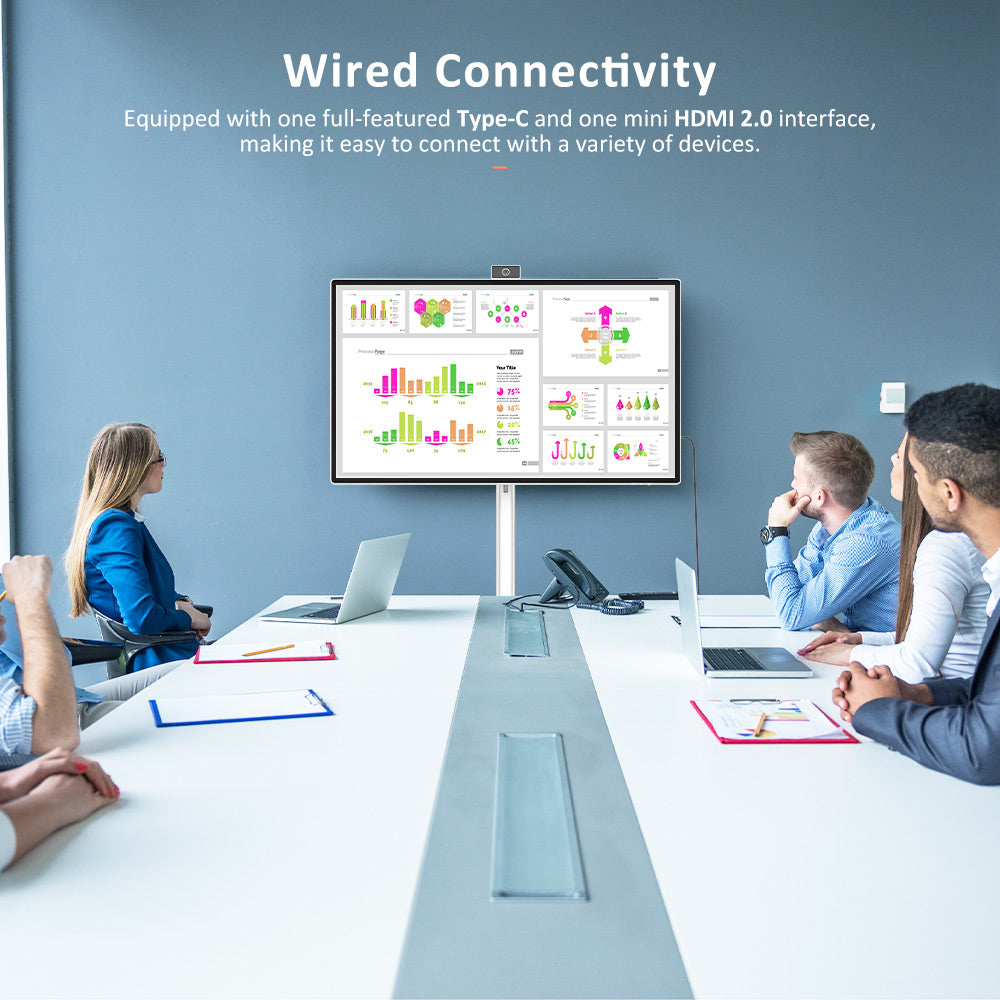 Titan Army V32D4U Pro Flat 16:9 VA UHD 76Hz Portable Smart Screen with Powerful Chipset and Multiple Connection Modes