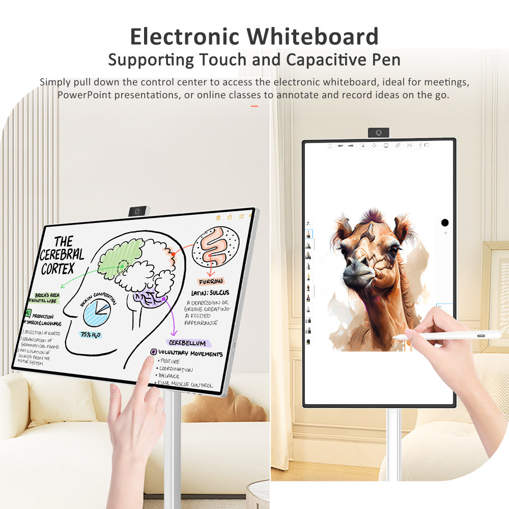 Titan Army V32D4U Pro Flat 16:9 VA UHD 76Hz Portable Smart Screen with Powerful Chipset and Multiple Connection Modes