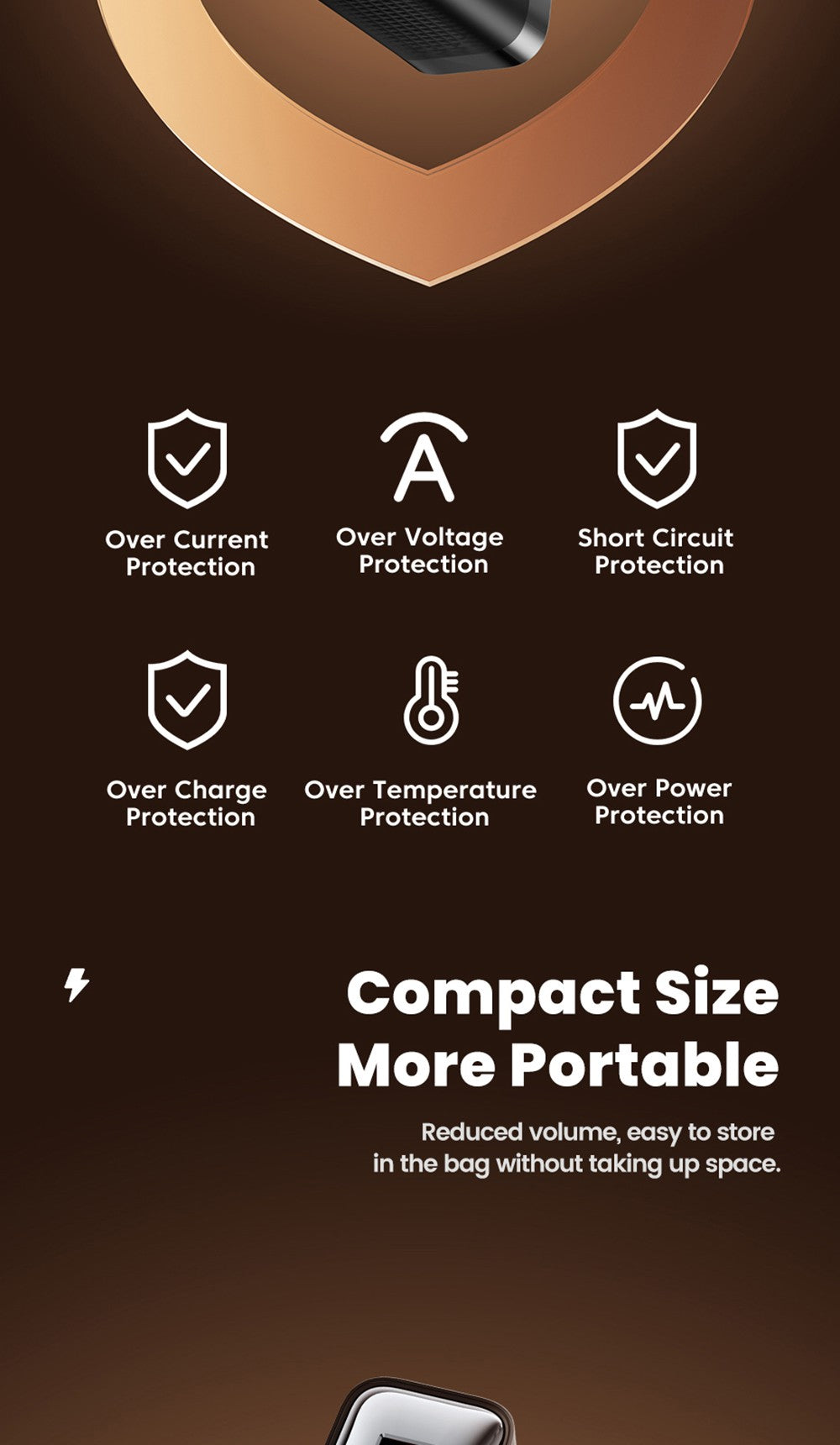 Toocki TCT100-XRB 100W GaN USB Charger, USB-C and USB-A Triple Port PD 3.0, for iPhone, Huawei, Samsung, Tablet, Mobile Phones