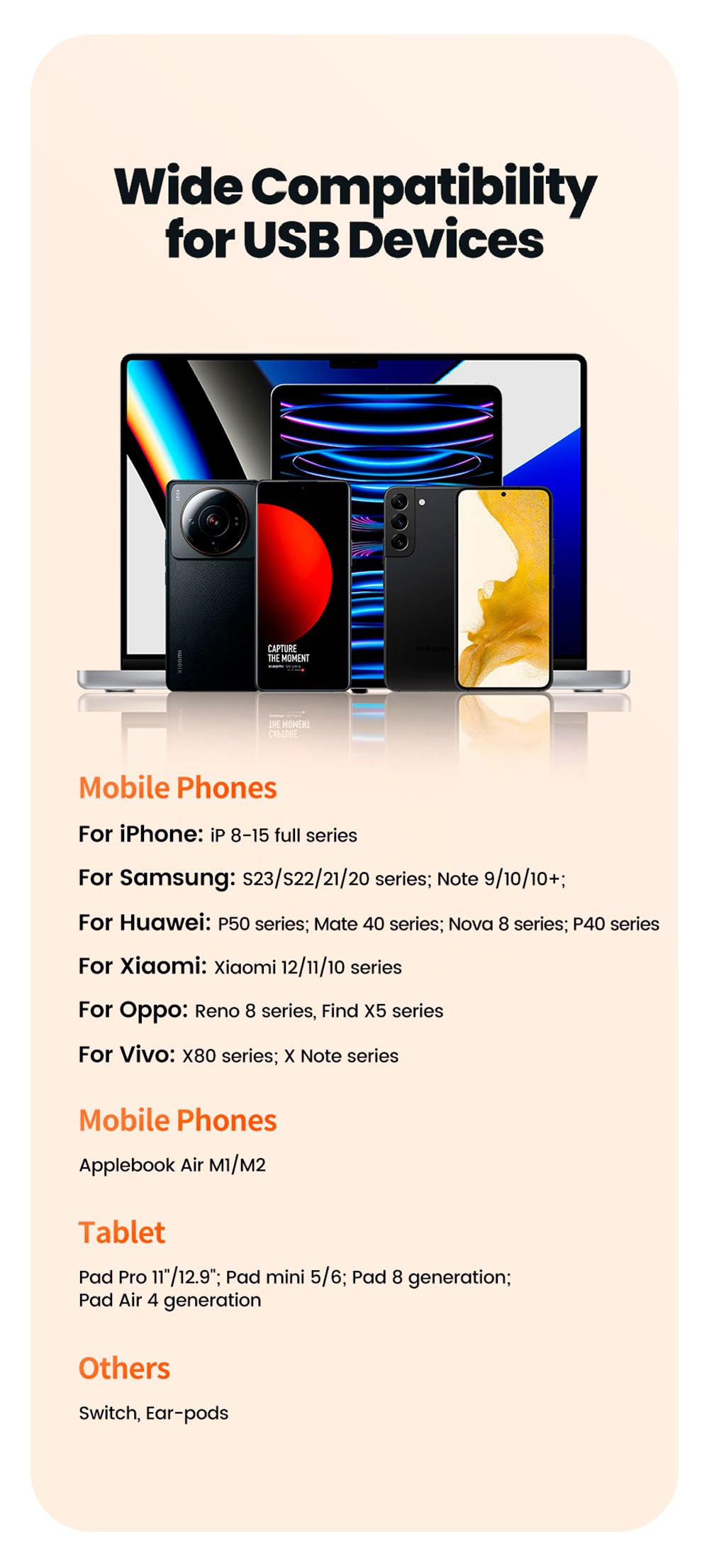 Toocki TCT30-X0Z8 PD30W Outlet Extender, Triple Port Fast Charging, 3680W AC Outlet, GaN Technology, Black