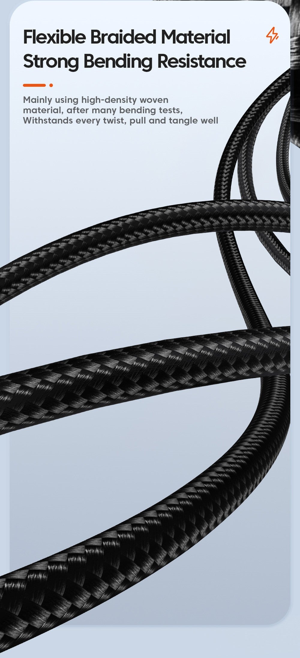 Toocki TXCTT1-XY01 PD 100W Fast Charging Cable, 5A, Smart Digital Display, E-Marker Chip, 480Mbps Data Transfer, Braided Nylon, Blue - 1m