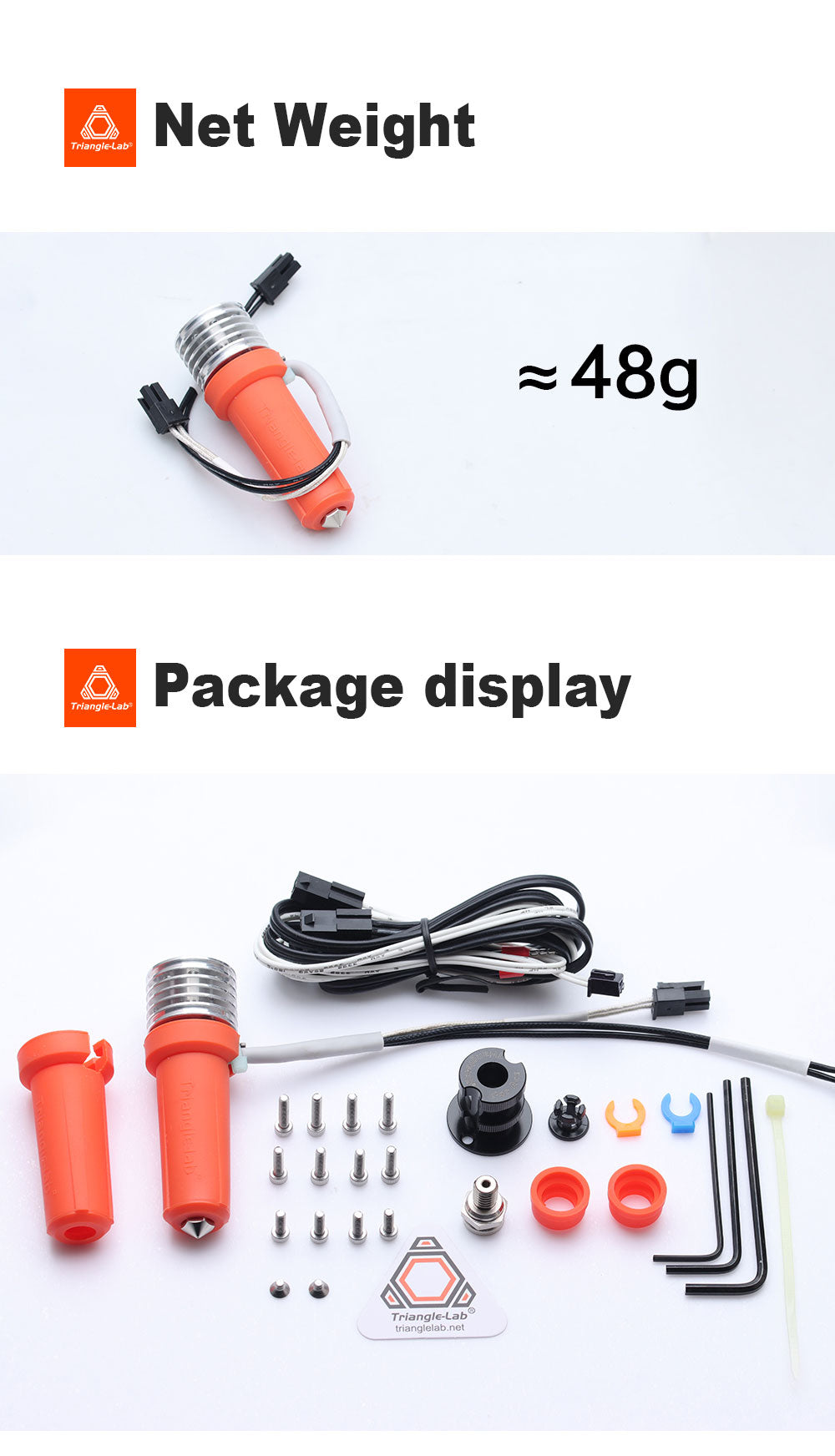 Trianglelab CHC XL Wear-resistant High-Speed Hotend for FDM 3D Printers