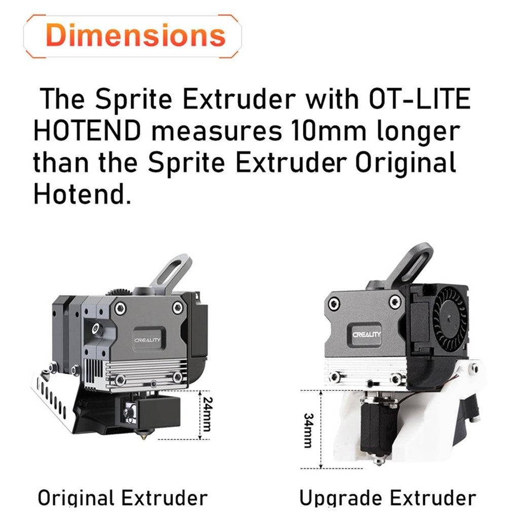 Trianglelab CHCB-OT 3D Printer Hotend for Creality Sprite Extruder