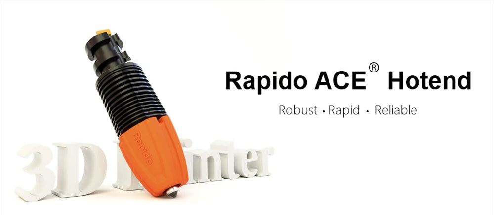 Trianglelab Rapido ACE HF Hotend - PT1000 Thermistor, Compatible with Dragon/Rapido, V6 Adapter