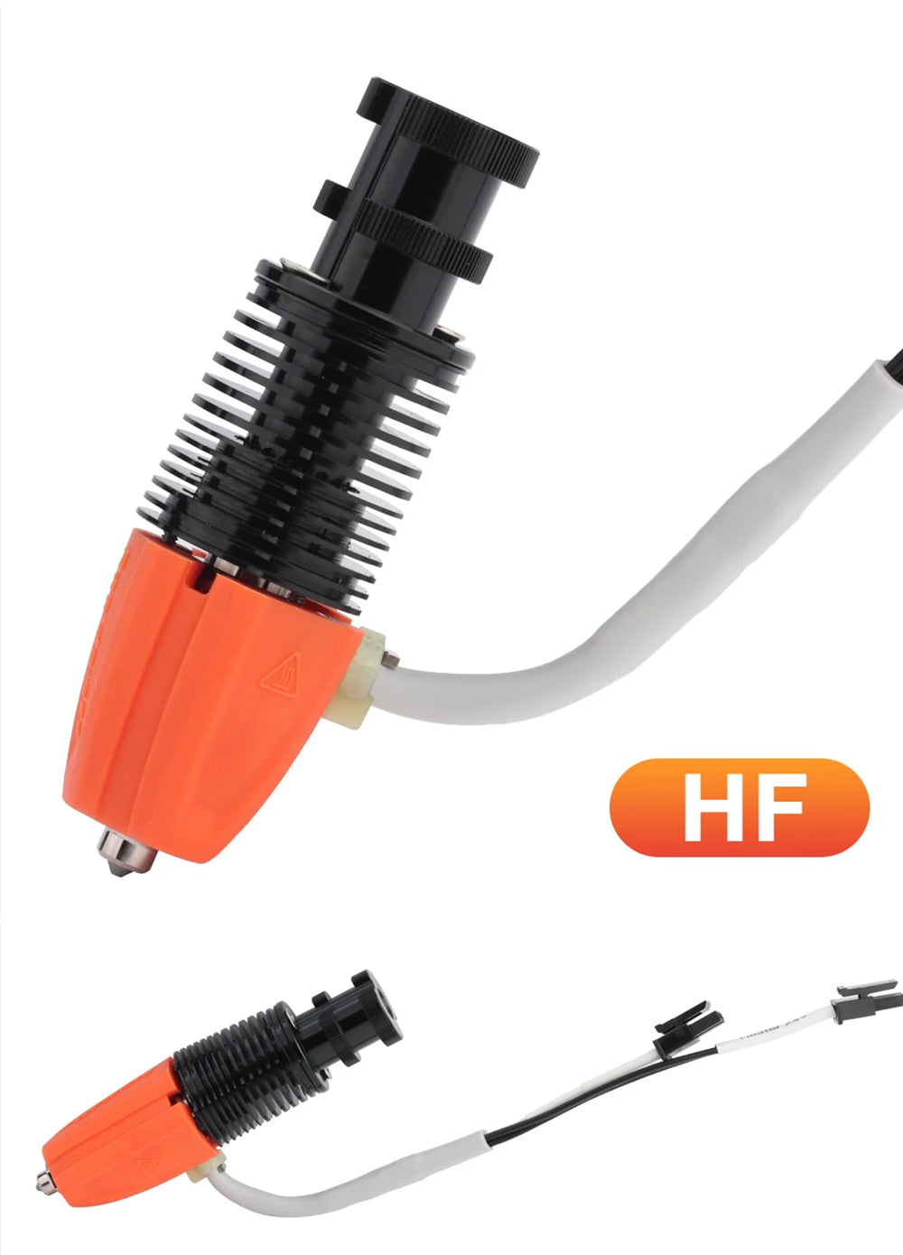 Trianglelab Rapido ACE HF Hotend - PT1000 Thermistor, Compatible with Dragon/Rapido, V6 Adapter