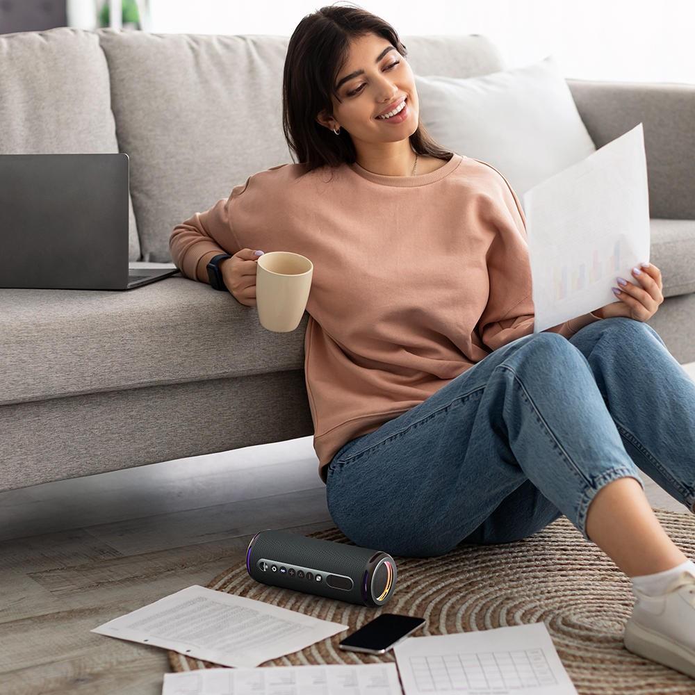 Tronsmart T7 Lite 24W Portable Bluetooth Speaker, IPX7 Waterproof, 4000mAh Battery, Bluetooth 5.3, Black