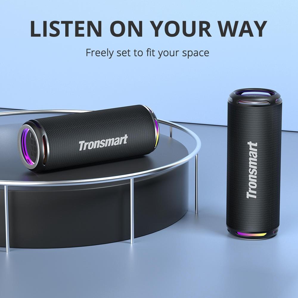 Tronsmart T7 Lite 24W Portable Bluetooth Speaker, IPX7 Waterproof, 4000mAh Battery, Bluetooth 5.3, Black