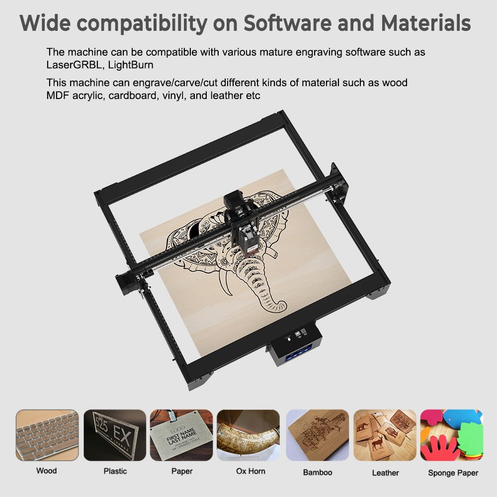 Tronxy Marker40 5.5W DIY Laser Engraver CNC Laser Engraving Cutting Machine with Engraving Area 420x400mm