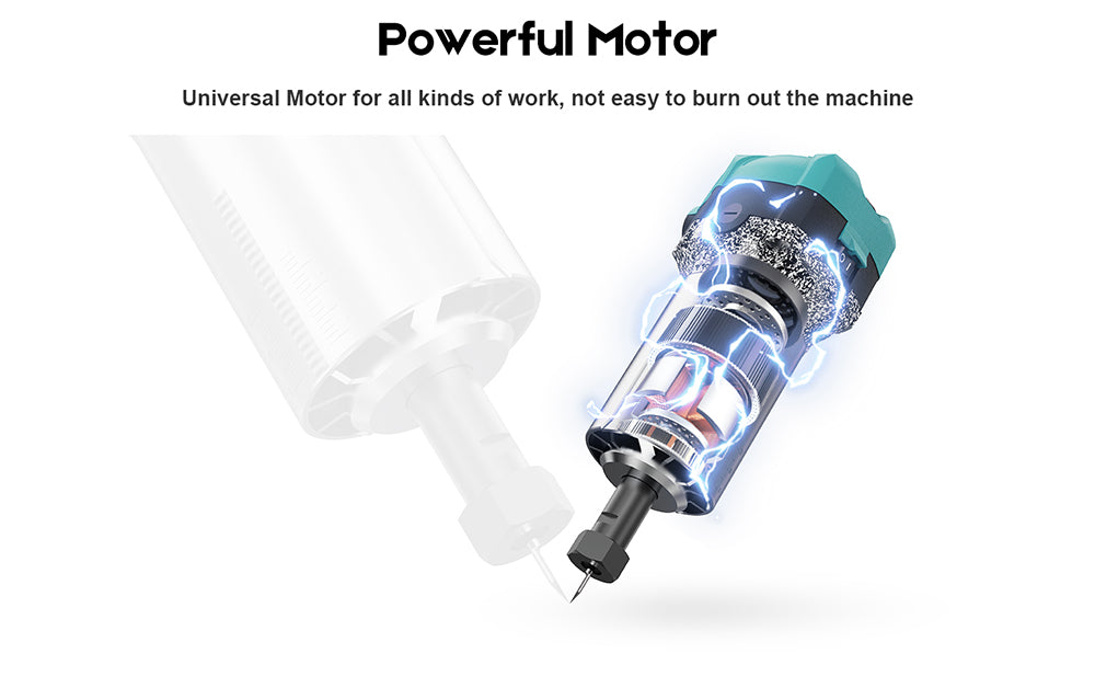 TWO TREES 800W 30000RPM Wood Trimmer Router, Six Speeds, for TTC450 Series