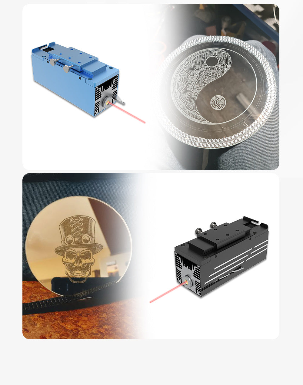 TWO TREES T20 1064nm 2W Infrared Laser Module for TT-5.5S / TTS Laser Engraver - Black