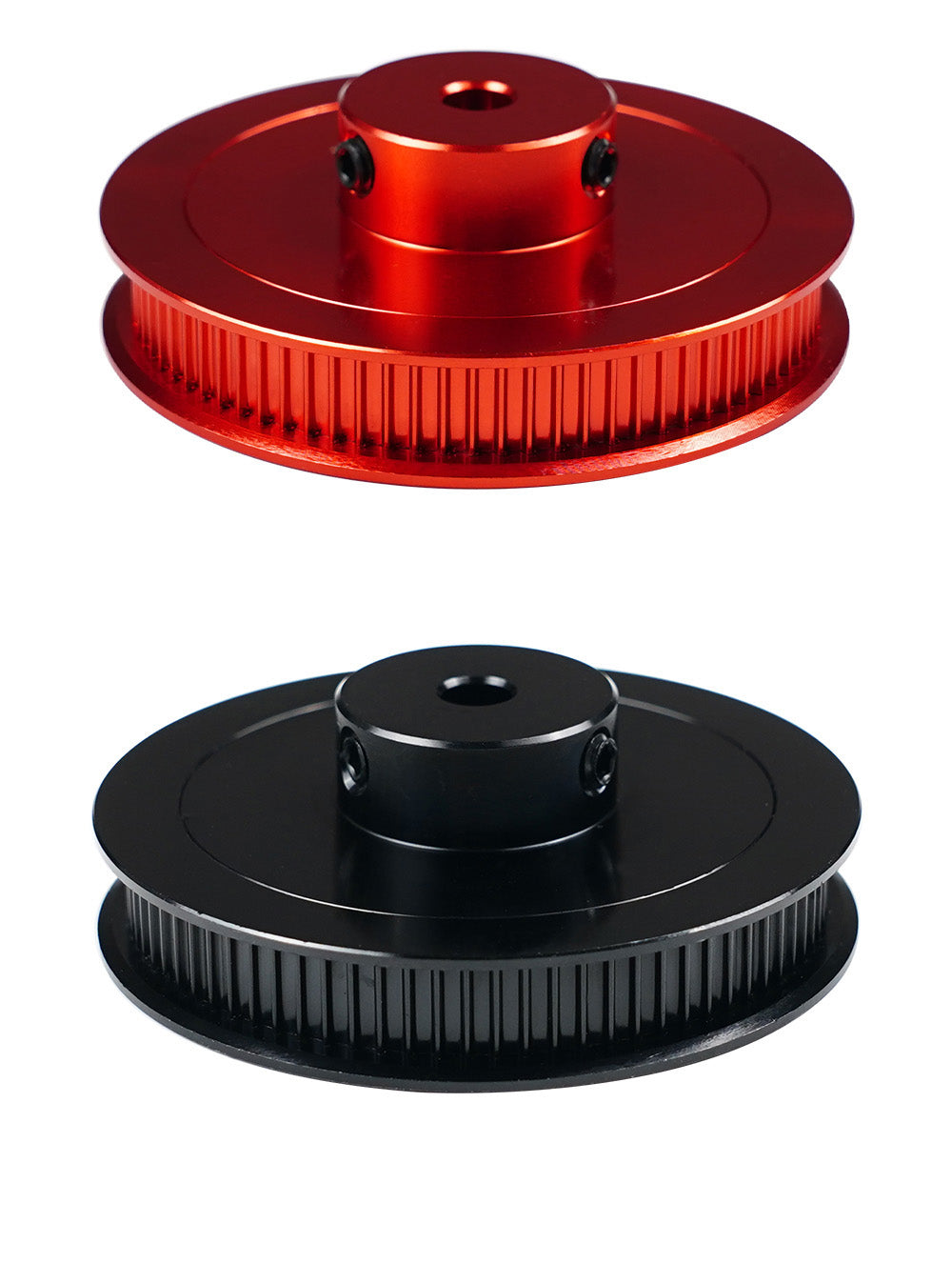 TWO TREES 3D Printer Parts VORON V2.4 80 Teeth GT2 Timing Pulley Bore 5mm Belt Width 6mm Aluminum Alloy Driving Wheel - Black