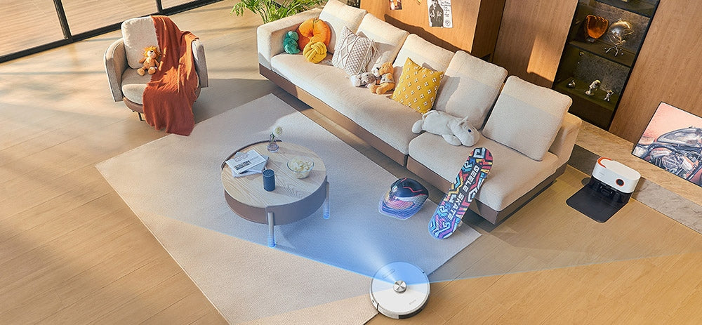 Ultenic T10 Pro Robot Vacuum Cleaner with Self Emptying Station, 4000Pa Suction, Dual SpinPower Mopping, 3.3L Dustbag, Lidar Navigation, Carpet Boost, 5200mAh Battery, Max 200 Mins Runtime, APP/Voice Control