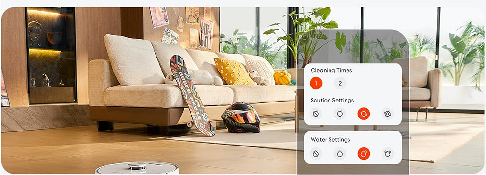 Ultenic T10 Pro Robot Vacuum Cleaner with Self Emptying Station, 4000Pa Suction, Dual SpinPower Mopping, 3.3L Dustbag, Lidar Navigation, Carpet Boost, 5200mAh Battery, Max 200 Mins Runtime, APP/Voice Control