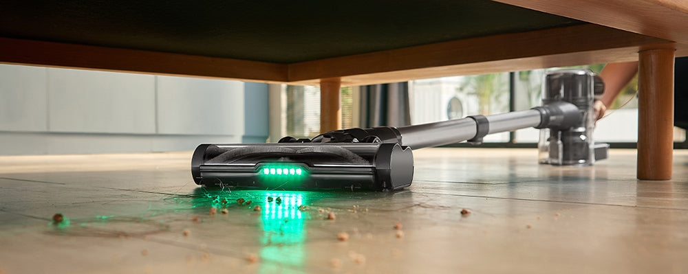 Ultenic U12 Vesla Cordless Vacuum Cleaner, 30KPa Suction, 450W Motor, 1L Dust Box, Up to 45 Mins Runtime, Removable Battery, LED Headlights