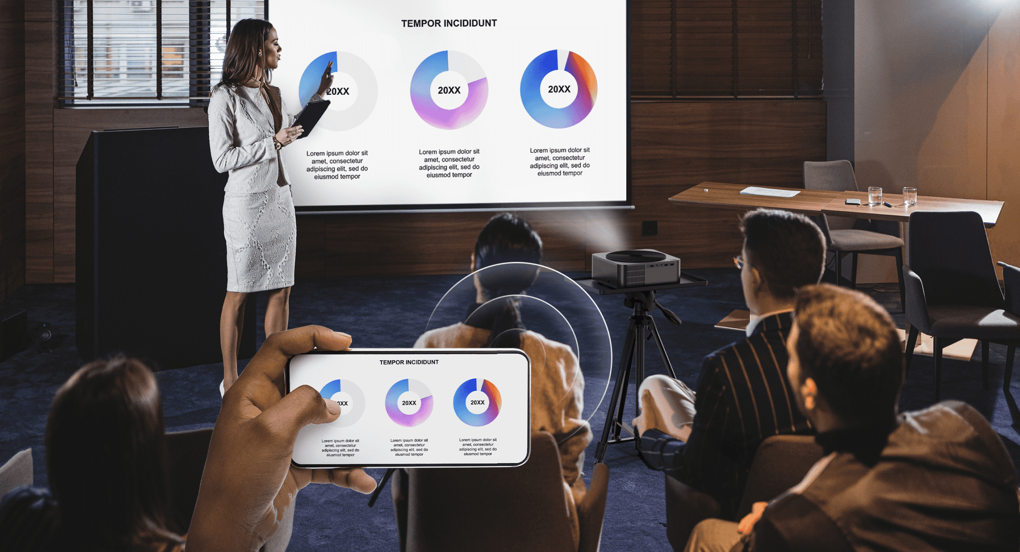 Ultimea Apollo P40 Native 1080P LCD Projector