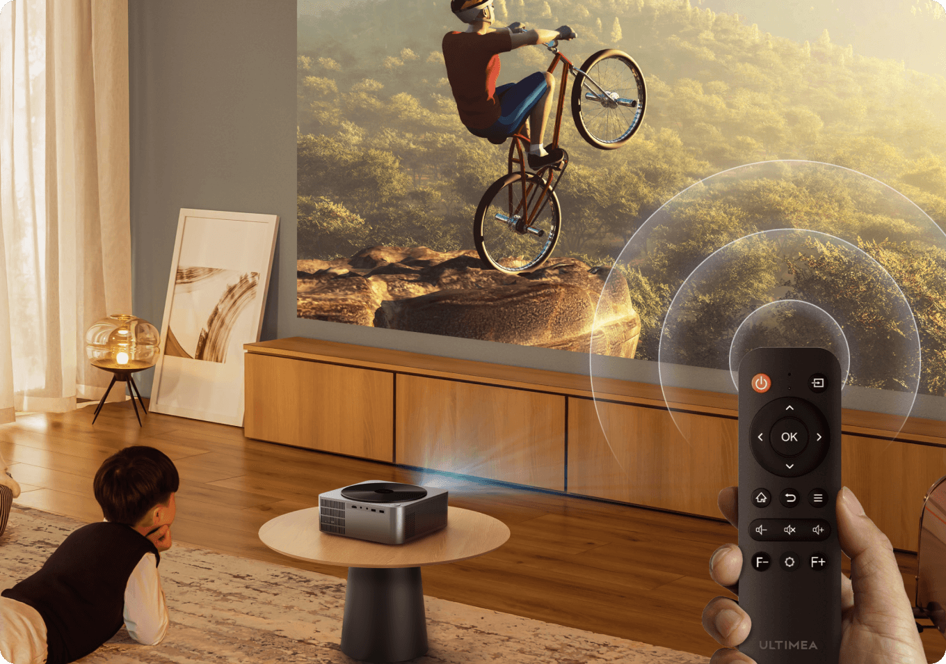 Ultimea Apollo P40 Native 1080P LCD Projector