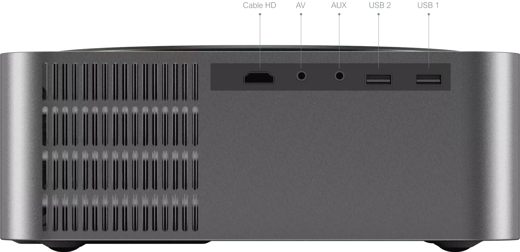 Ultimea Apollo P40 Native 1080P LCD Projector 700LM