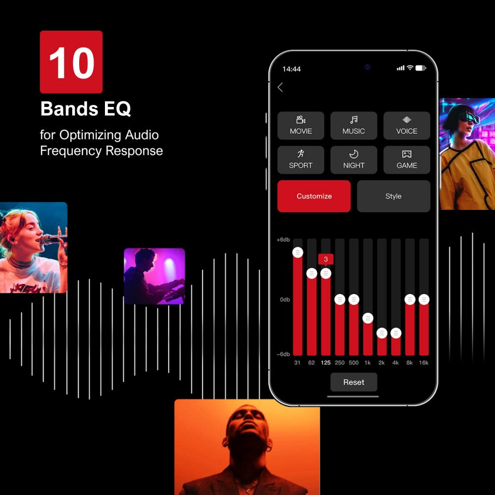 Apollo S70 Lighting Soundbar with 5.0 Channel, Detachable design, APP control, Dynamic RGB Light, 121 preset EQ matrices