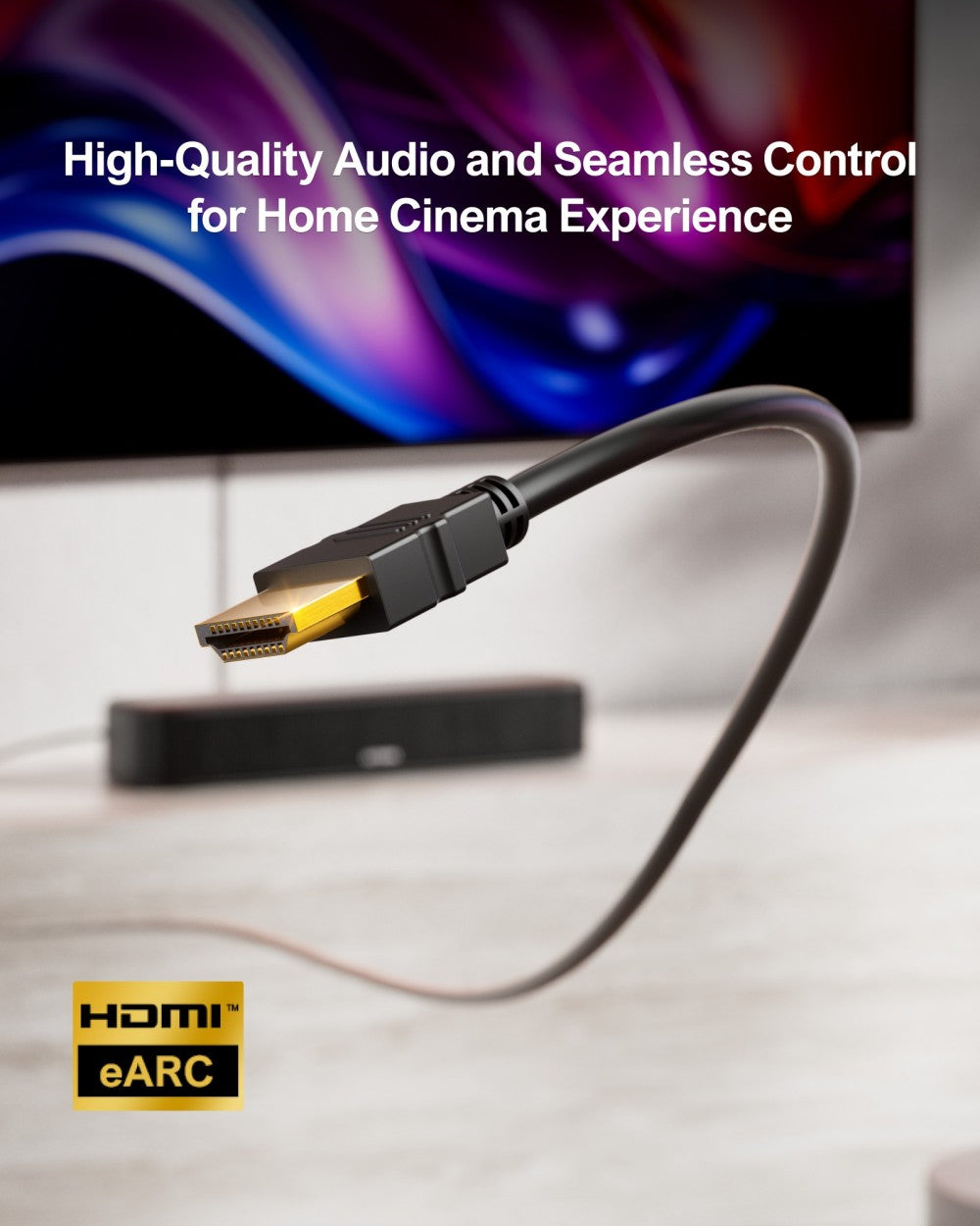 ULTIMEA Aura A50 Pro 5.1 Soundbar, Dolby Atmos, Surround Sound System for TV, App Control, 2 Surround Speakers, HDMI eARC/OPT/AUX/BT