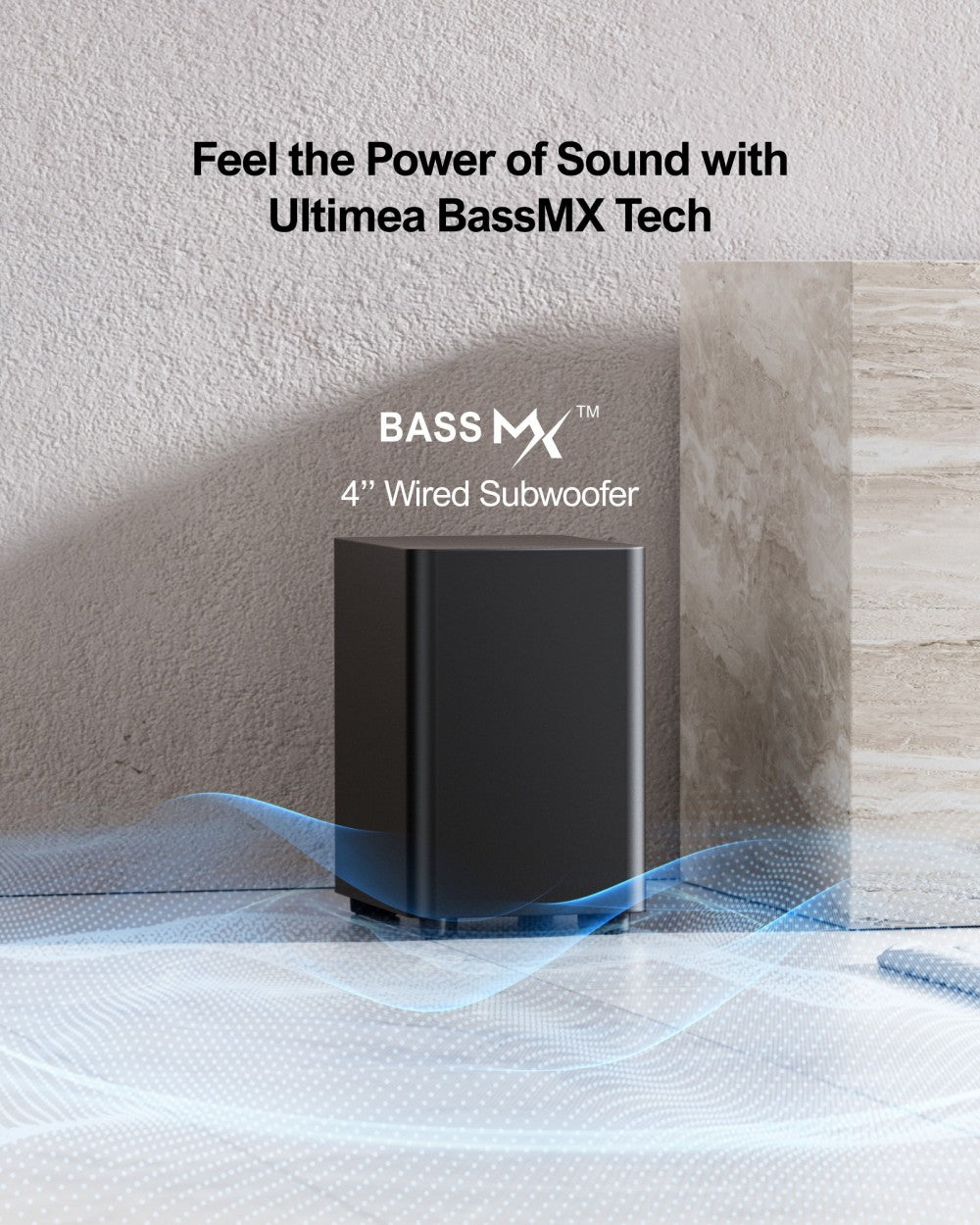 ULTIMEA Aura A50 Pro 5.1 Soundbar, Dolby Atmos, Surround Sound System for TV, App Control, 2 Surround Speakers, HDMI eARC/OPT/AUX/BT