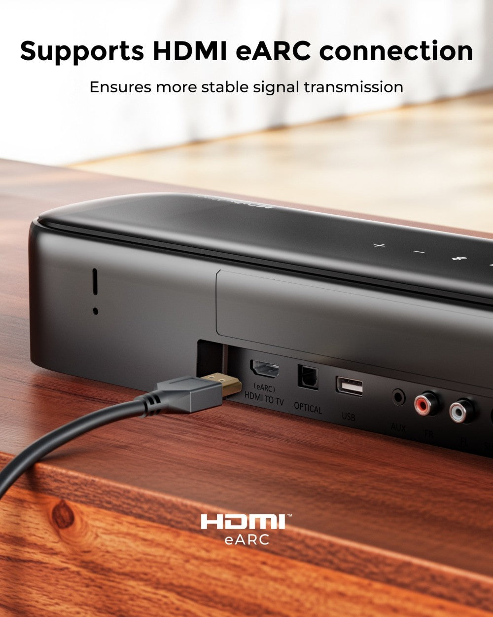 ULTIMEA Aura A60 7.1 Soundbar, Smart APP & Voice Control, BassMX Technology, 350W Peak Power, HDMI eARC, 4 Surround Speakers, for Smart TV