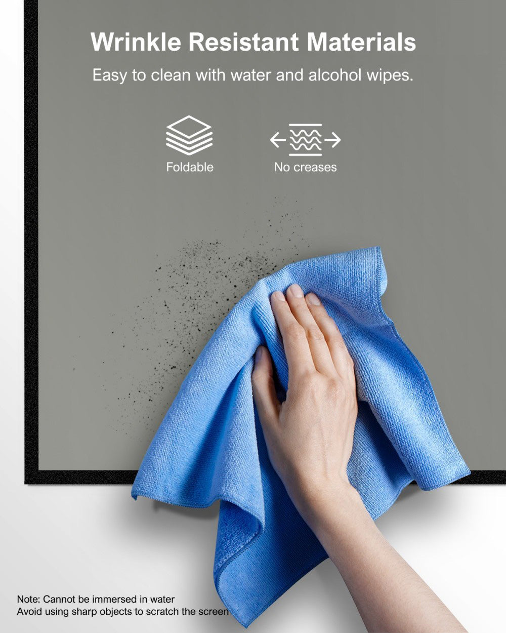 Ultimea Photon E-ALR 100 inch Projection Screen, 2.0 Gain Value, 120° Viewing Angle