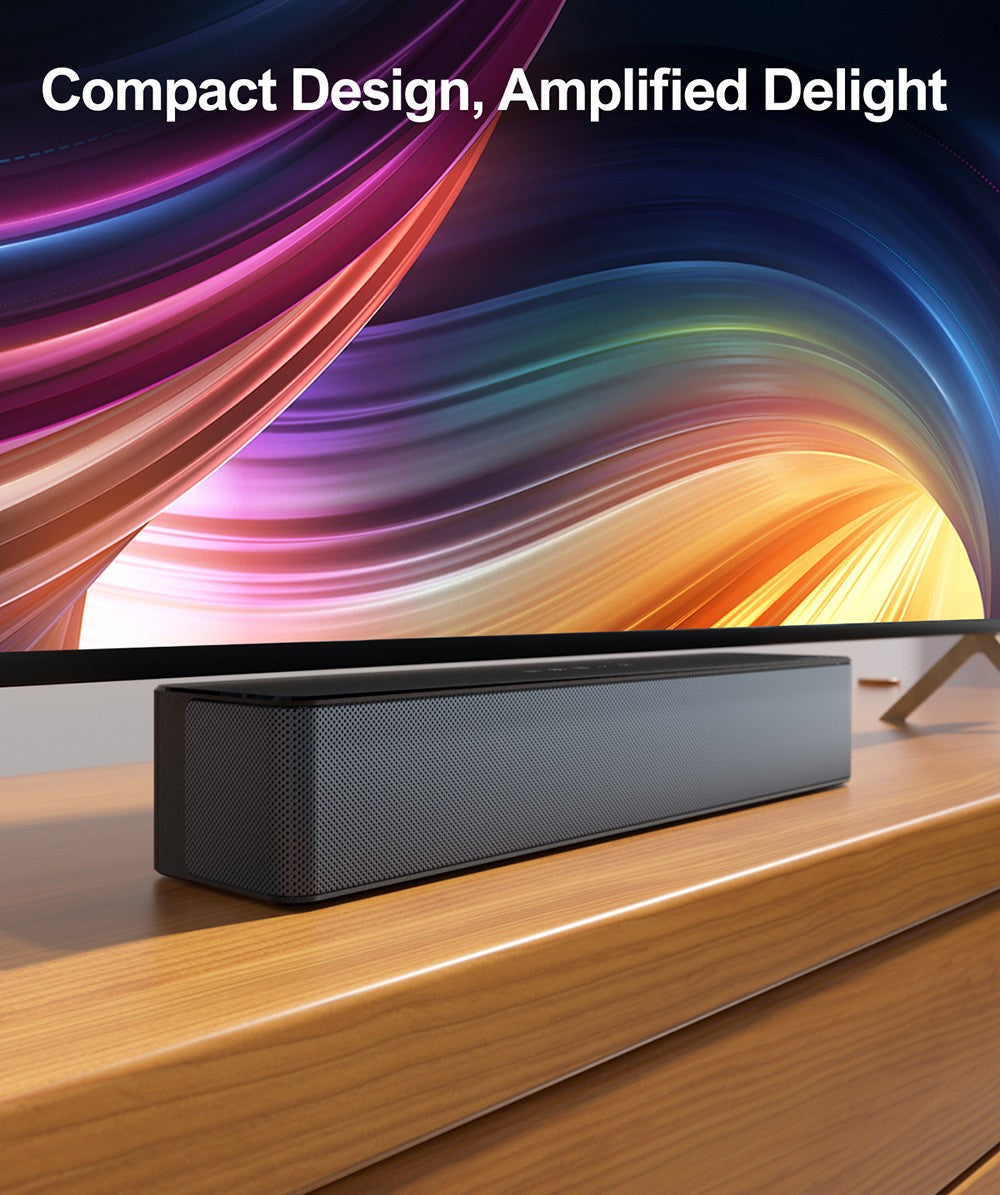 Ultimea Poseidon D50 5.1 Channel Soundbar with Subwoofer and Rear Surround Speakers, Adjustable Surround Level, 3 EQ Modes