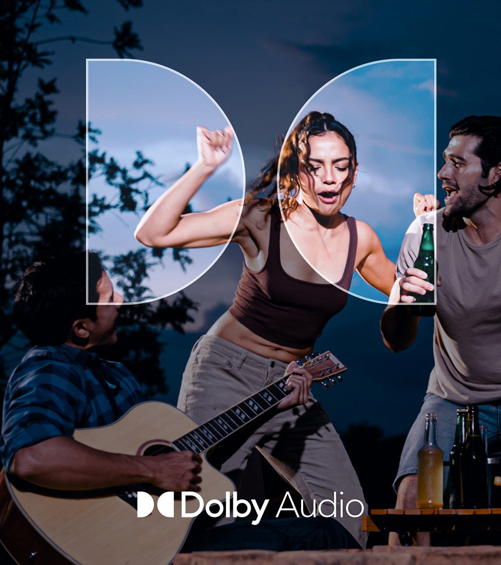 Ultimea Poseidon E40 Projector, 1000 ANSI Lumens, 4K Decoding, Native 1080P, Dolby Audio, 2 x 10W Speakers, WiFi 6, Bluetooth 5.3