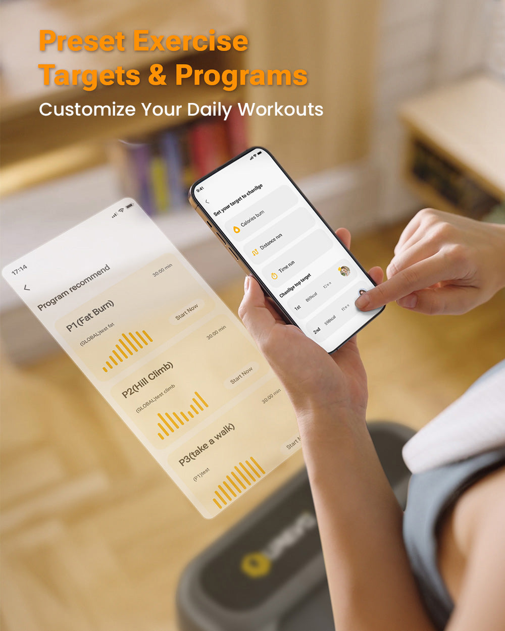 UREVO 3S Smart Walking Treadmill, 9-Level Auto Incline, 0.8-6KM/h Speed, 120kg Load-Bearing, LED Display, App Control