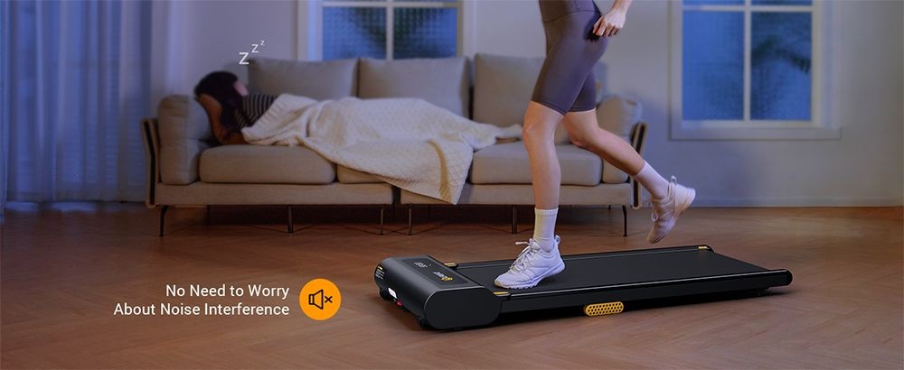 UREVO URTM022 Spacewalk 1 Lite Treadmill, Max Speed 1-6KM/h, Walking Area 102.4*40cm, Max Load 120kg, Remote Control