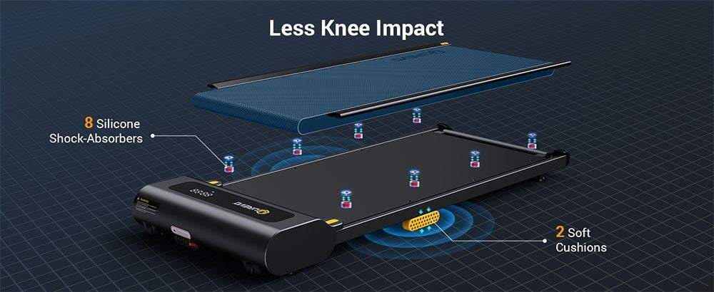 UREVO URTM022 Spacewalk 1 Lite Treadmill, Max Speed 1-6KM/h, Walking Area 102.4*40cm, Max Load 120kg, Remote Control