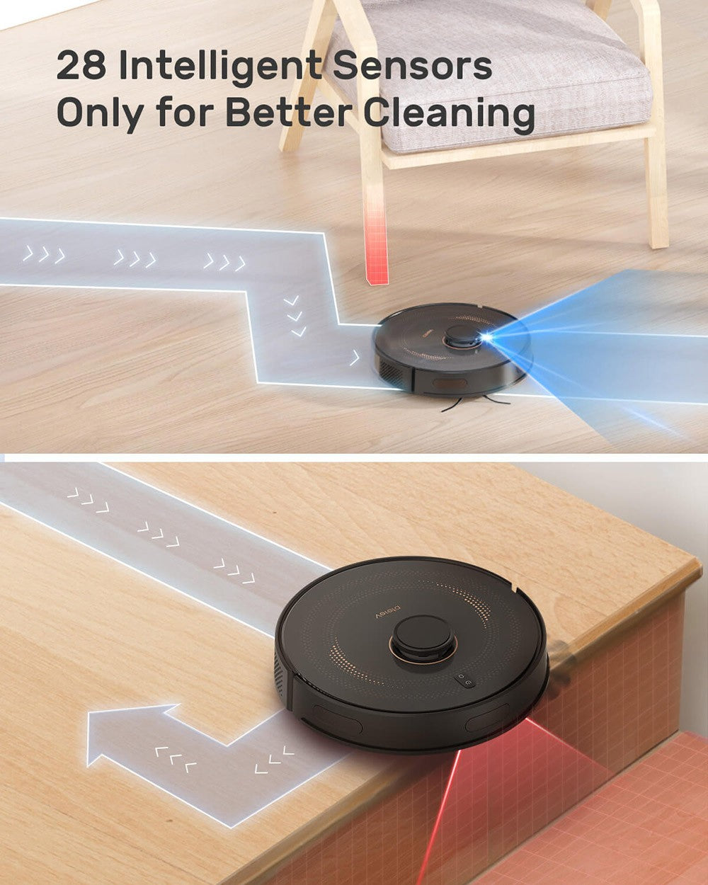 Verefa L11 Pro Robot Vacuum Cleaner, Self Emptying, 3000Pa Suction, LiDAR Navigation, 4L Dust Bag, Max 270 Mins Runtime, 70 Days Hands-Free Cleaning, App / Voice Control