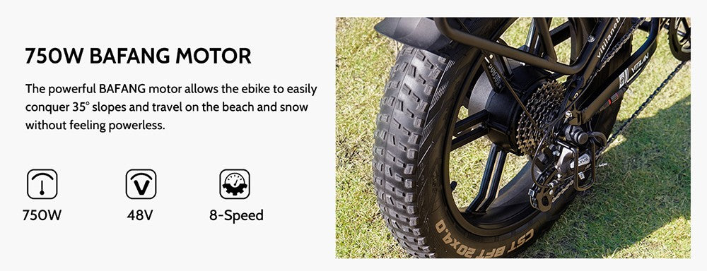 Vitilan I7 Pro 2.0 Foldable Electric Bike, 20*4.0-inch Fat Tire 750W Bafang Motor 48V 20Ah Removable Battery 28mph Max Speed 50-65miles Range Shimano 8 Speed Gear Air Suspension Front Fork Hydraulic Disc Brake LCD Display - White
