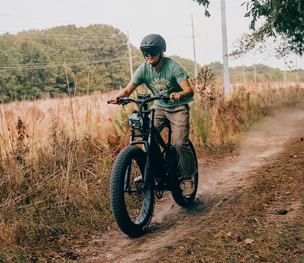 Vitilan T7 Mountain Electric Bike, 26*4.0-inch CST Fat Tires 750W Bafang Motor 48V 20Ah Battery 28mph Max Speed 80miles Max Range Backlit LCD Display Front & Rear Hydraulic Disc Brakes SHIMANO 8-Speed - Black