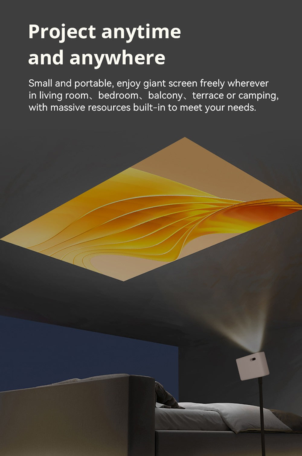 WANBO MINI LCD Projector, Multimedia Version, EU Plug