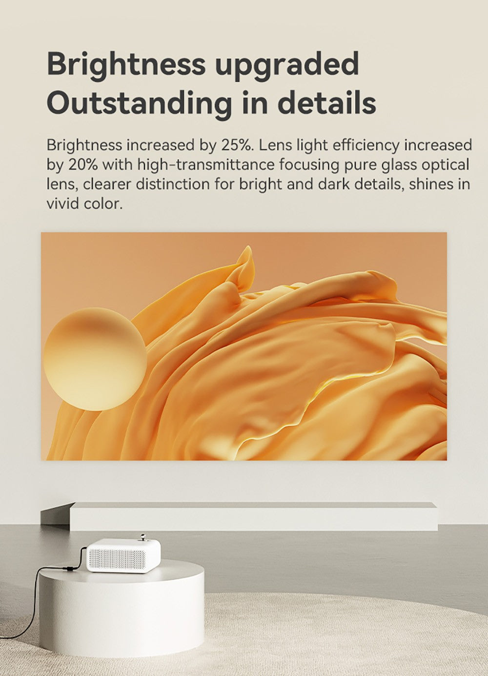 WANBO MINI LCD Projector, Multimedia Version, EU Plug