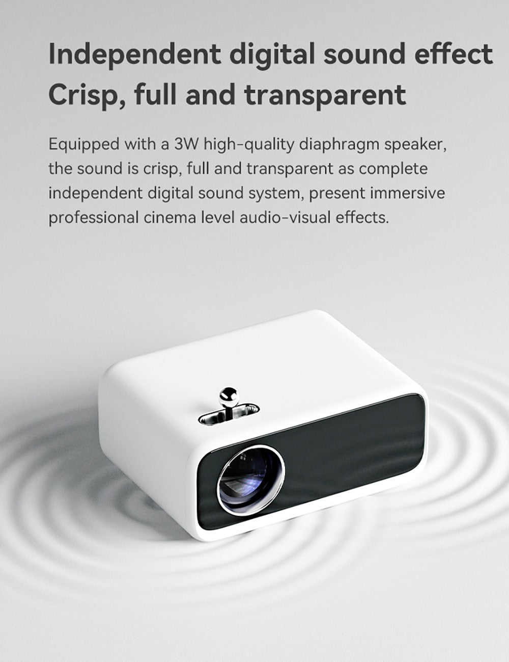 WANBO MINI LCD Projector, Multimedia Version, EU Plug