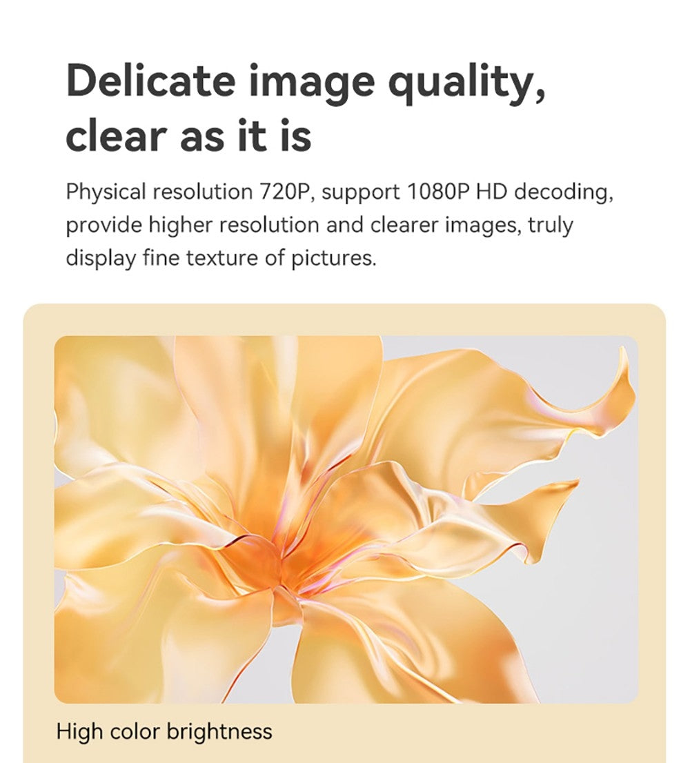 WANBO Mini Pro Projector, Android 9.0, Four-point Keystone Correction - EU Plug