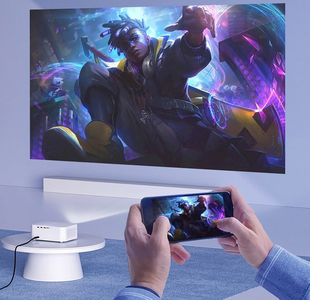 WANBO X2 Max Projector, 1080P, Android 9.0, Dual-Band Wifi 6, Bluetooth 5.0, Auto-Focus, Four Directional Keystone Corre