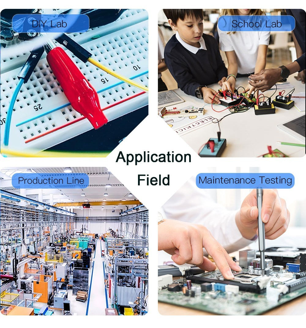 WANPTEK TPS3010 Adjustable Regulated DC Power Supply, 30V 10A, Encoder Adjustment, USB Type-C Fast Charge, 4-Digit Display, Low Noise, A/V Switching, Cooling Fan White - UK Plug
