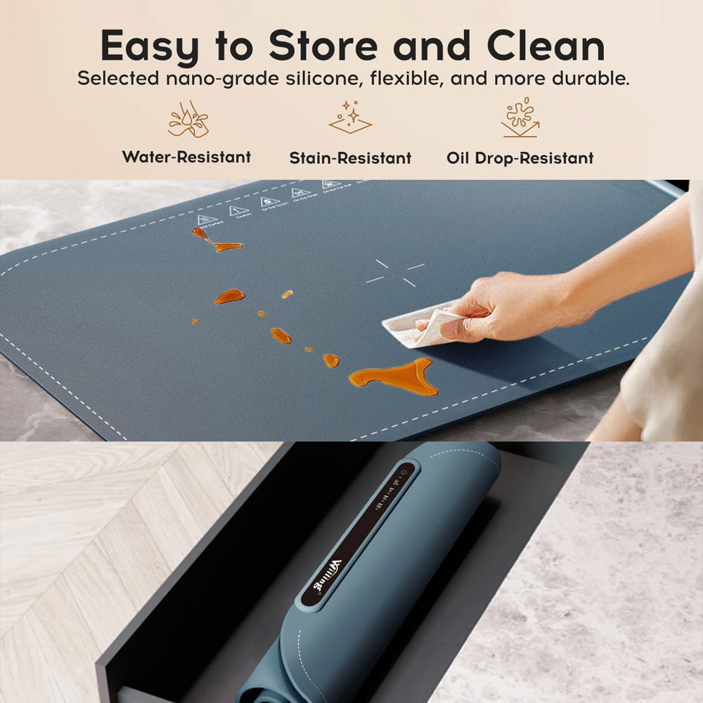 Willing BW614 Electric Warming Tray, 250W Power, 3 Temp Setting, Easy to Clean with Nano-Material, Auto Shut-Off