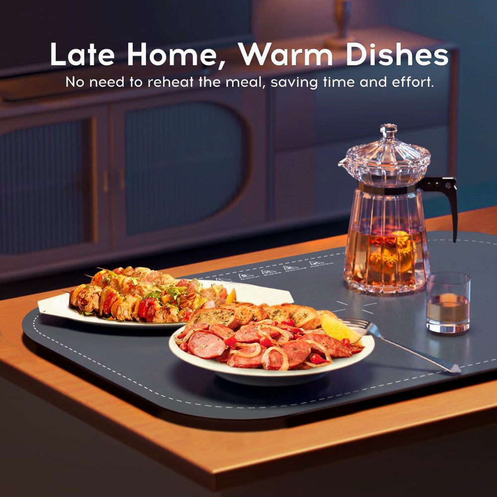 Willing BW614 Electric Warming Tray, 250W Power, 3 Temp Setting, Easy to Clean with Nano-Material, Auto Shut-Off