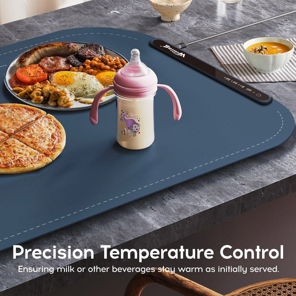 Willing BW614 Electric Warming Tray, 250W Power, 3 Temp Setting, Easy to Clean with Nano-Material, Auto Shut-Off