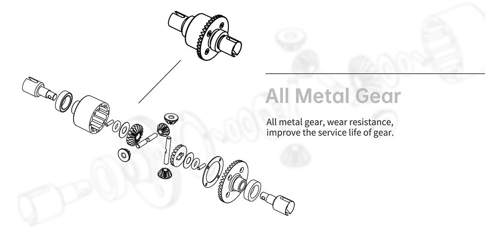 Wltoys 124008 RC Racing Car 60km/h 1300mAh - 2 Batteries