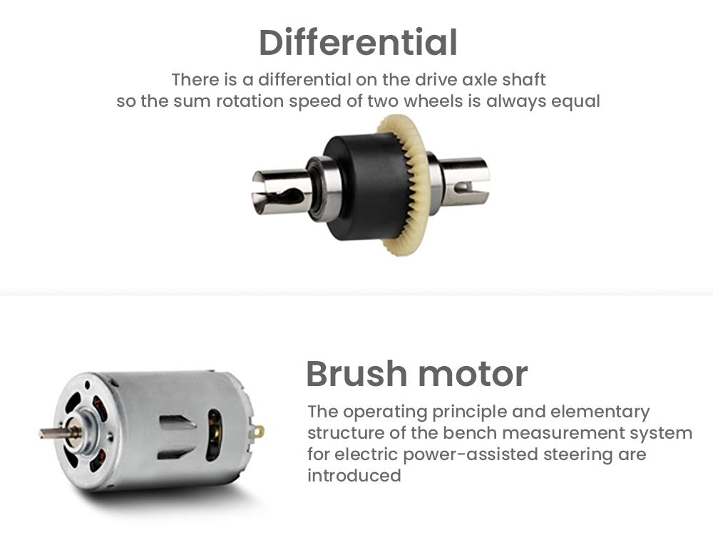 Wltoys 12427 1/12 Full Scale RC Car Off-road 540 Brushed Motor 50km/h Max Speed - 2 Batteries